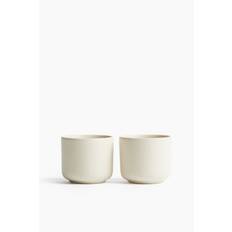 H&M Home - 2-pack mugg med reaktiv glasering - Ljusbeige (one size)