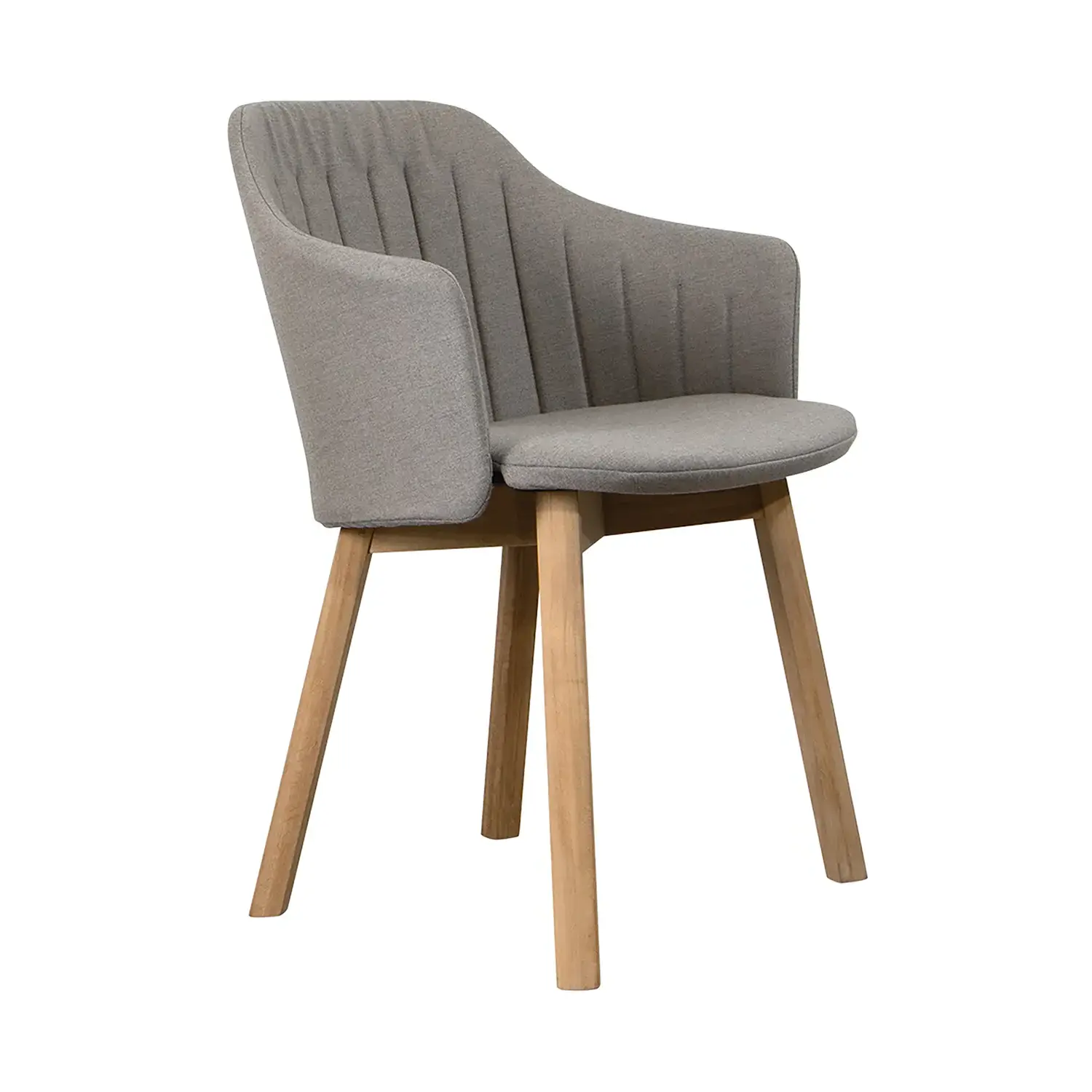 Choice matstol Taupe Natté/Teak - Träfärgad/Taupe