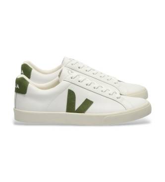 VEJAtil kvinder. EO0203881 Esplar Logo læder træningssko hvid (36), Fast, Blonder, Casual