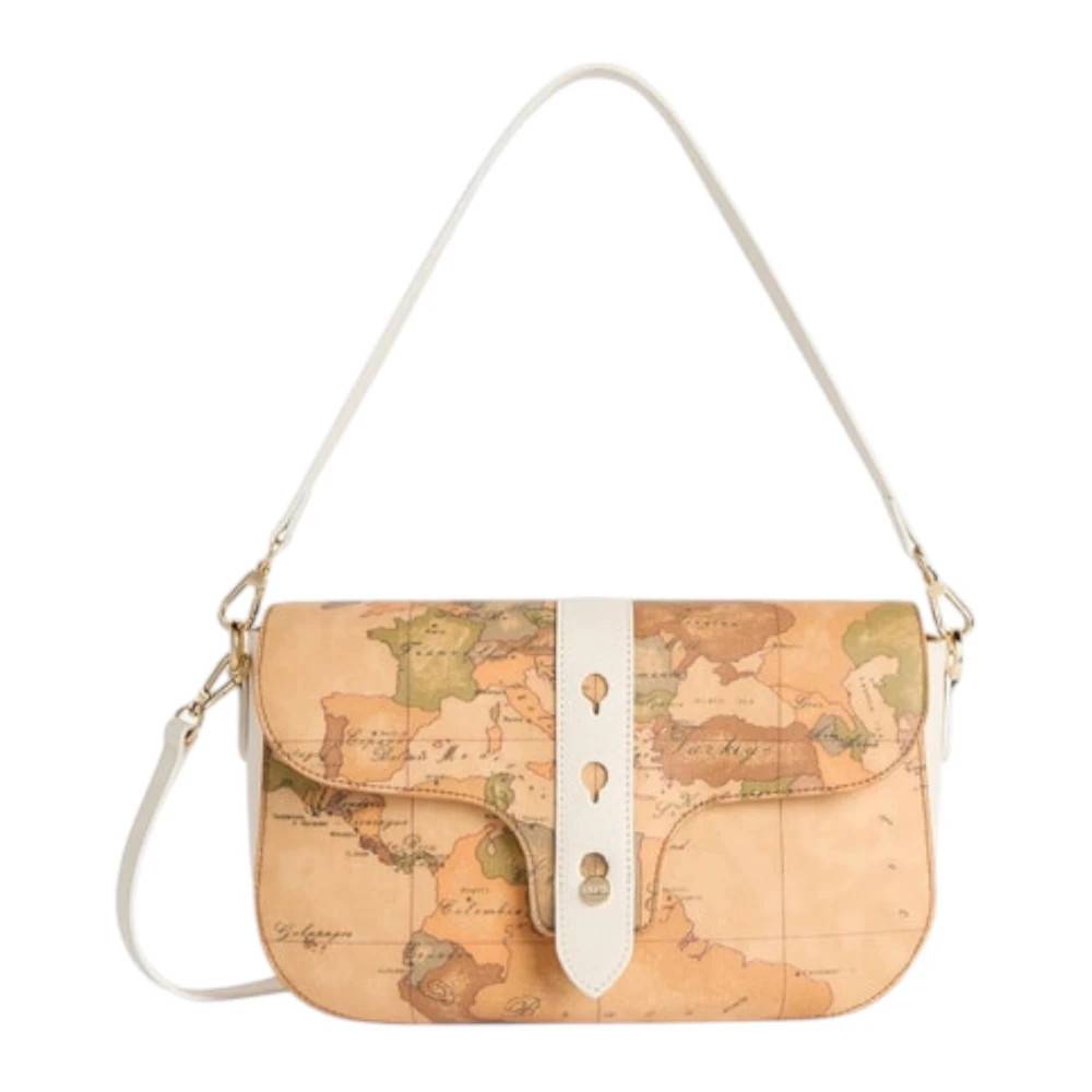 Alviero Martini 1a Classe G616 Skuldertaske - Tasker - Dame - Beige - ONE SIZE - Uld