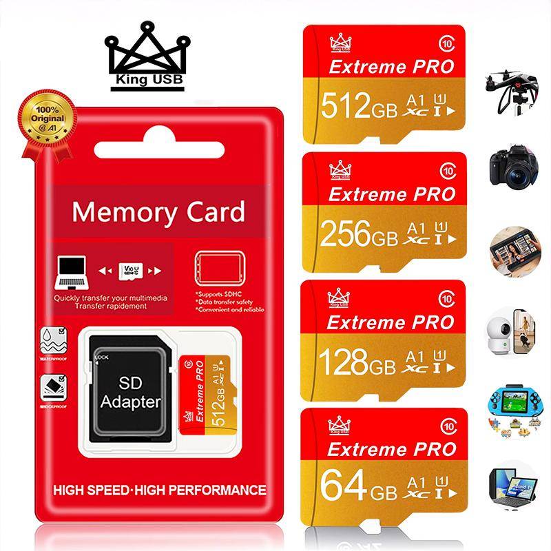 Reliable Memory Card 16GB / 32GB / 64GB / 256GB and Micro SD Card SD Cards TF Cards Fast Read Write Class 10 for Security Camera