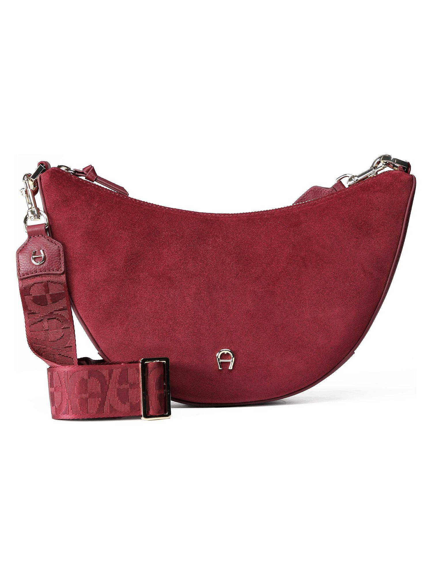 AIGNER Zita Crossbody taske Læder 30 cm  Rød