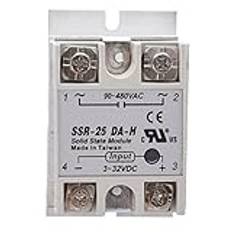 Begchy Solid State relä SSR-25DA 25A-H 3–32 V DC 90–480 V AC w värmehandfat