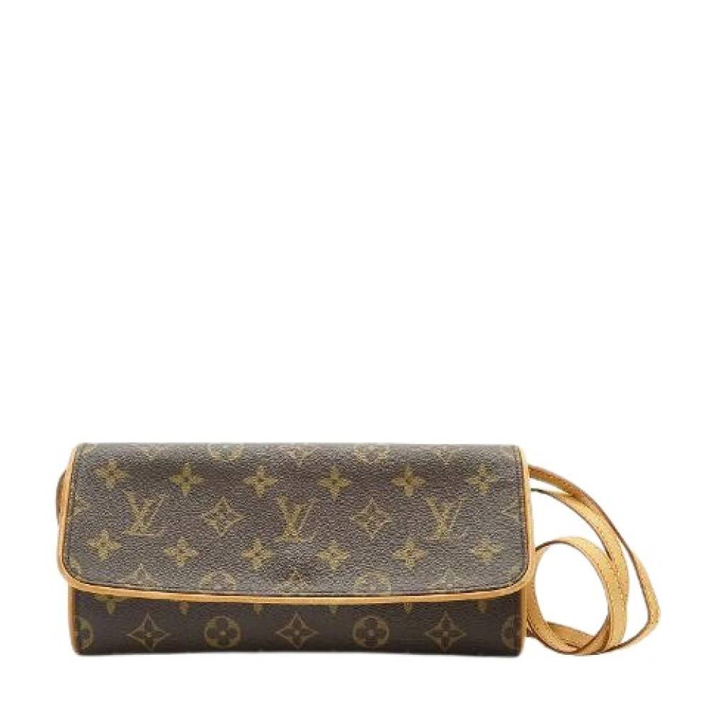 Louis Vuitton Vintage Pre-owned Monogram Twin Pochette GM - Vintage - Dame - Brun - ONE SIZE - Uld