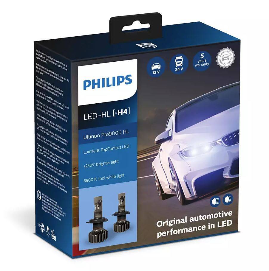H4 LED Philips Ultinon Pro9000 HL