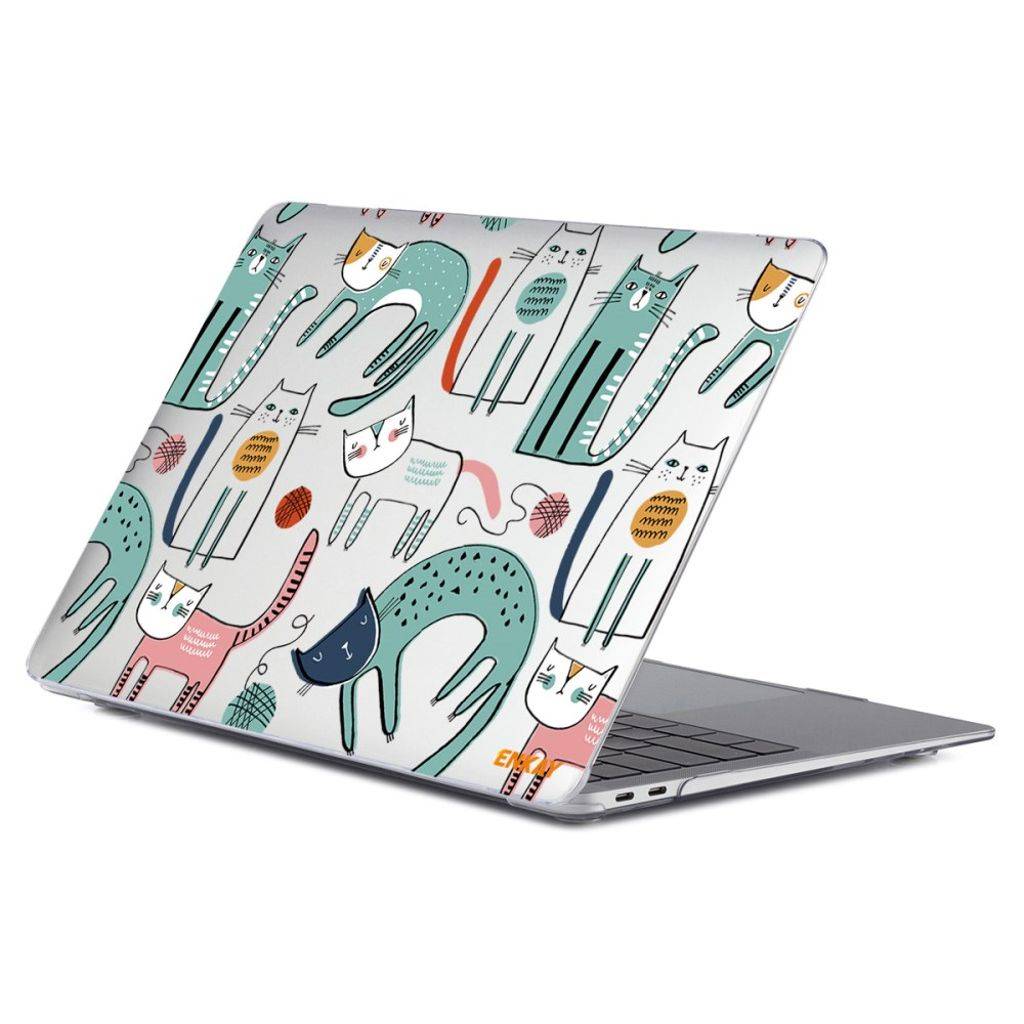 ENKAY HAT PRINCE MacBook Pro 16" cover med mønster - Katte