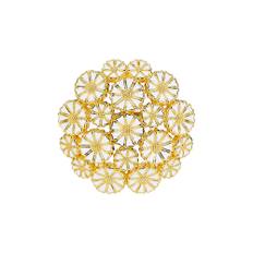 Lund Copenhagen - Marguerit broche - 904075-m