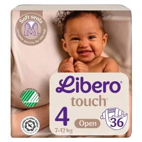 Libero Touch 4 åben ble 7-12 kg