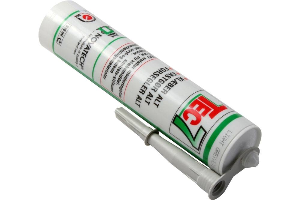 Easy Lim TEC7 310ml SORT til fastgørelse af solmoduler