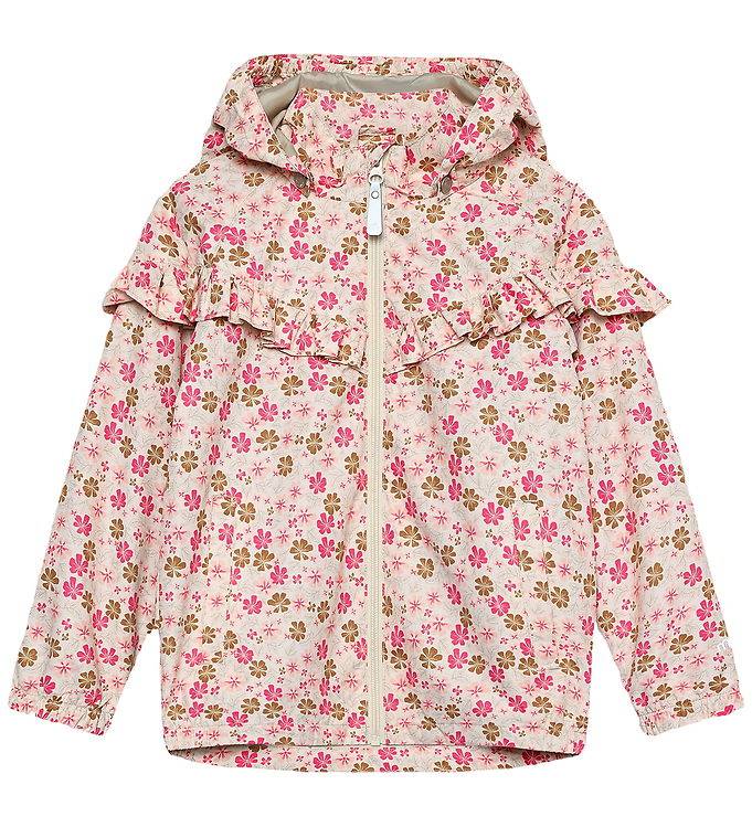 Minymo Sommerjakke - AOP - White Swan - Minymo - 5 år (110) - Sommerjakke