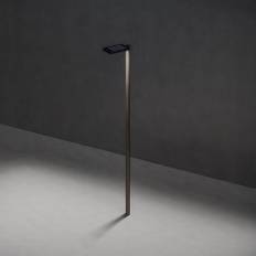 KLEWE LED-solcellslampa LINK utan stolpe, antracit, IP65