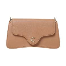 Coccinelle, Taske, Dame, Beige, ONE SIZE, Læder, Elegant Læder Clutch Taske