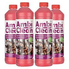 AmbiClean Universal-Entkalker für Kaffeevollautomaten, Kaffee-Maschinen, Wasserkocher etc. | 100% Natürlich | Made in Germany | Für Jura, Siemens, Delonghi, Krups, Melitta, Bosch uvm.| 4 x 750ml