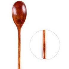 1pc japansk stil naturlig sked gaffel bambu kök matlagning matsal soppa sked långt handtag te honung kaffe verktyg