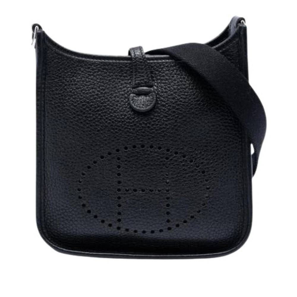 Hermès Vintage Pre-owned Evelyne Skuldertaske - Vintage - Dame - Sort - ONE SIZE - Uld