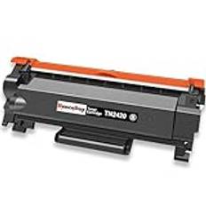 HenceBuy TN2420 TN2410 toner svart kompatibel med Brother TN-2420 TN-2410 för MFC L2710DW MFC-L2710DN HL-L2350DW DCP-L2530DW HL-L2375DW MFC-L2750DW HL-L2310D MFC-L2730DW HL-L2370DN (1 svart)