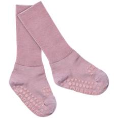 Gobabygo Rose Blush Non-Slip Strømper I Merino Uld 17-19