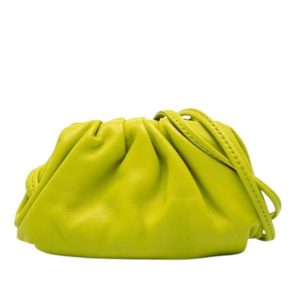 Bottega Veneta Vintage Pre-owned Pouch - Vintage - Dame - Grøn - ONE SIZE - Læder