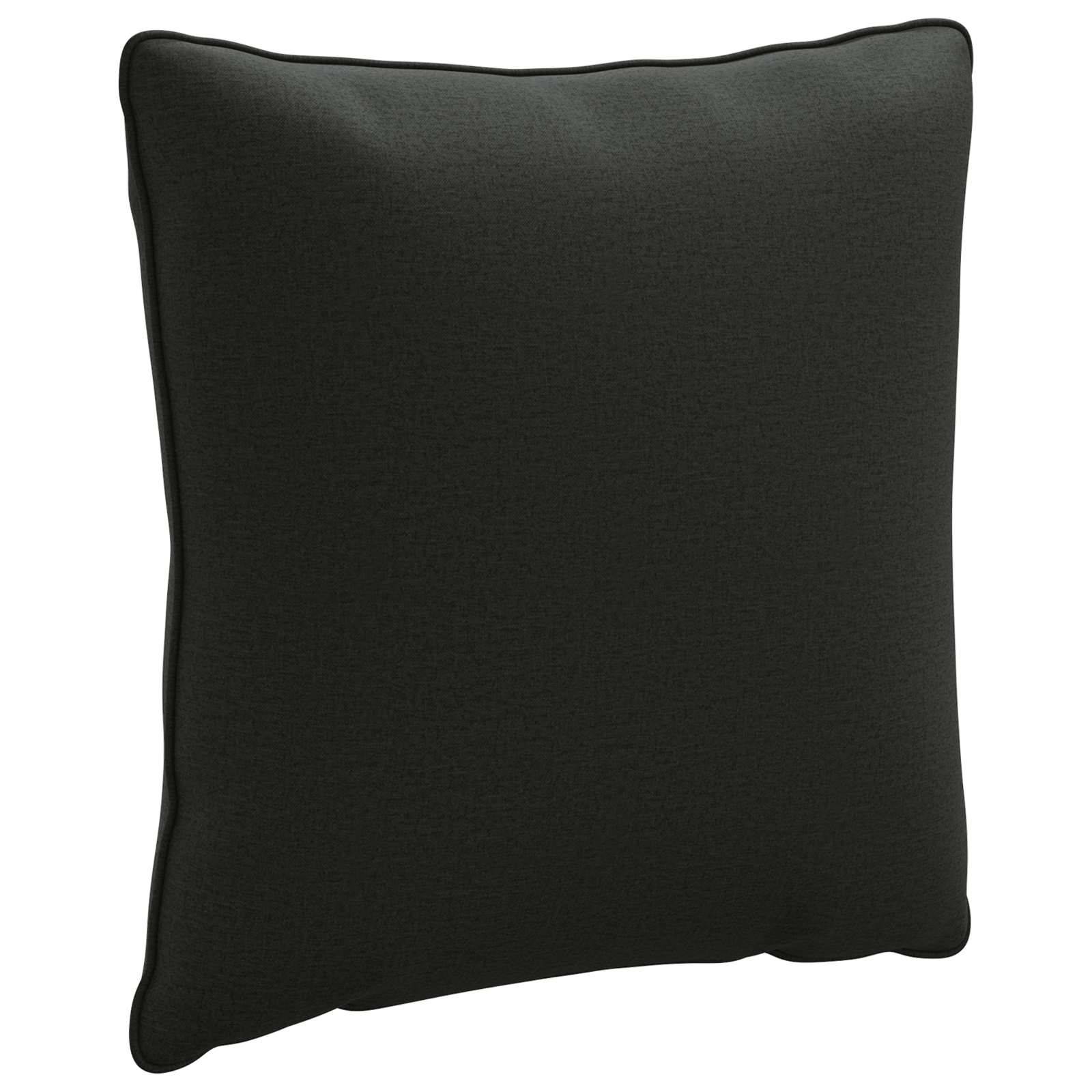 vidaXL 1-delad ryggkudde PUTTEN 100% Polyester Svart 40 x 40 x 15 cm