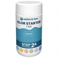 Hurtigklor gran. 1 kg klor starter Swim & Fun 1701