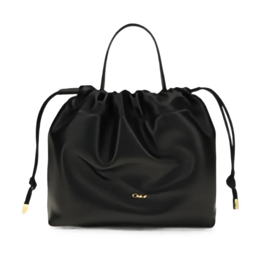 Chloé Small Icons Skuldertaske med Kæde - Tasker - Dame - Sort - ONE SIZE - Uld