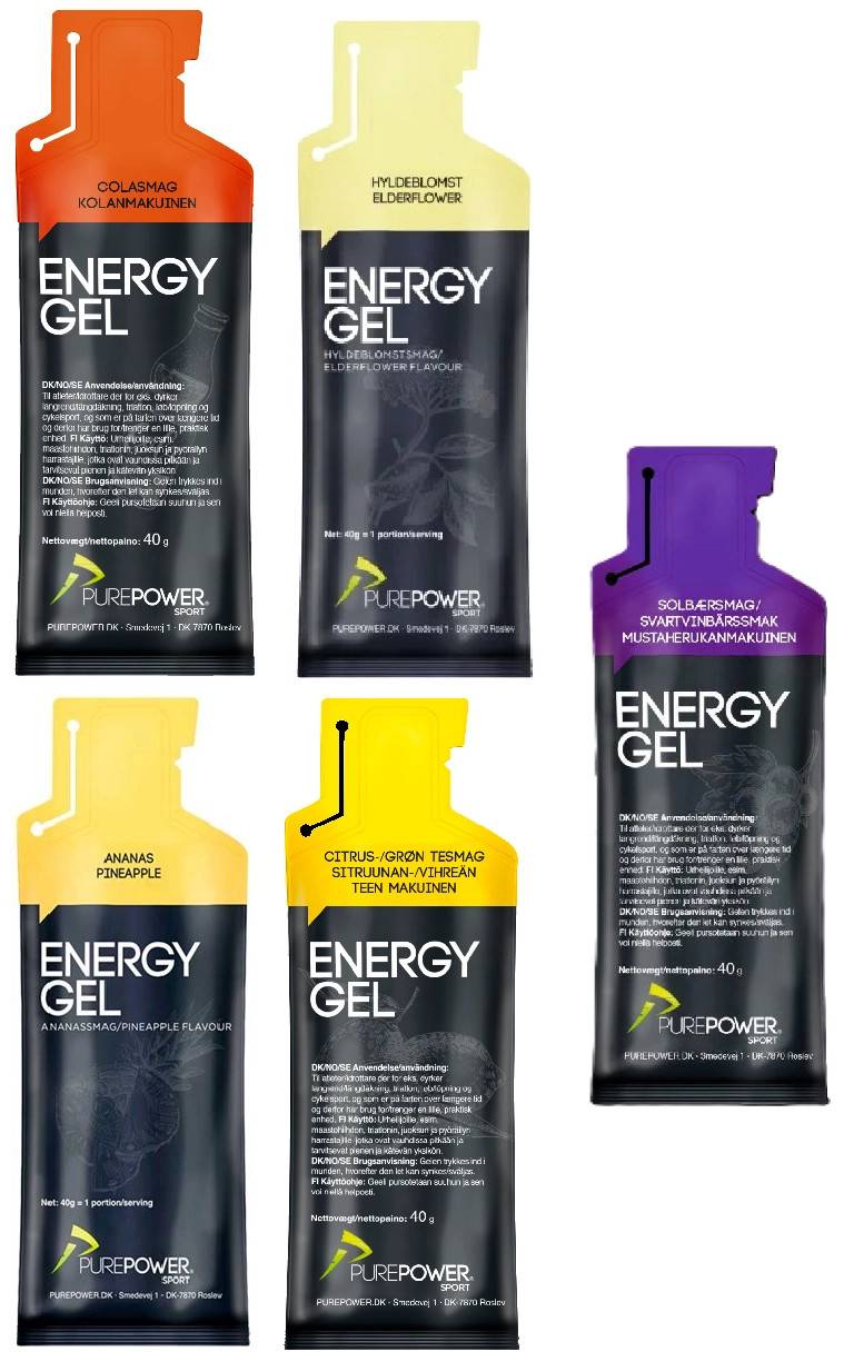 PurePower Energy Snack Variety 6-Pack 6 x 60 gram