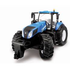 Radiostyrd blå Traktor New Holland 27mhz