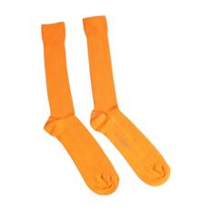 Dolce & Gabbana, Underkläder, Herr, L, Bomull, Logo Bomull Över Vadstrumpor - orange (L)