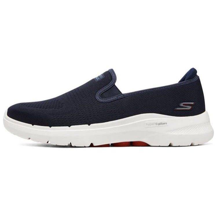 Skechers Go Walk 6 Slip-On Promenadskor Herr sneakers Mörkblå 216280-NVRD cm white