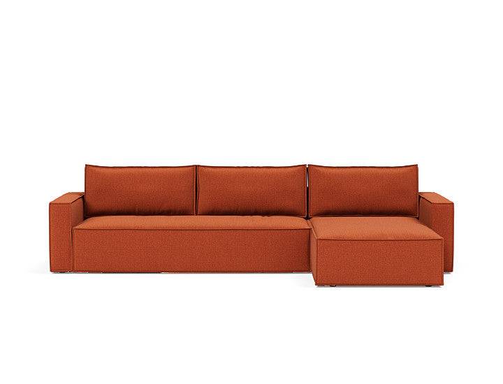 Newilla Chaiselong Sovesofa - 412 Esina Rust Orange