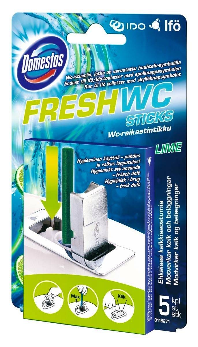Domestos Fresh WC Sticks Lemon 5 st