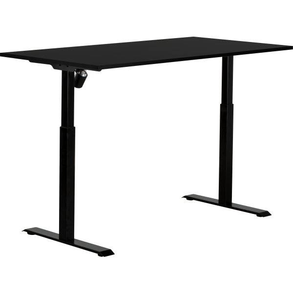 Sun-Flex II hæve-sænkebord, 151x80, Sort/sort