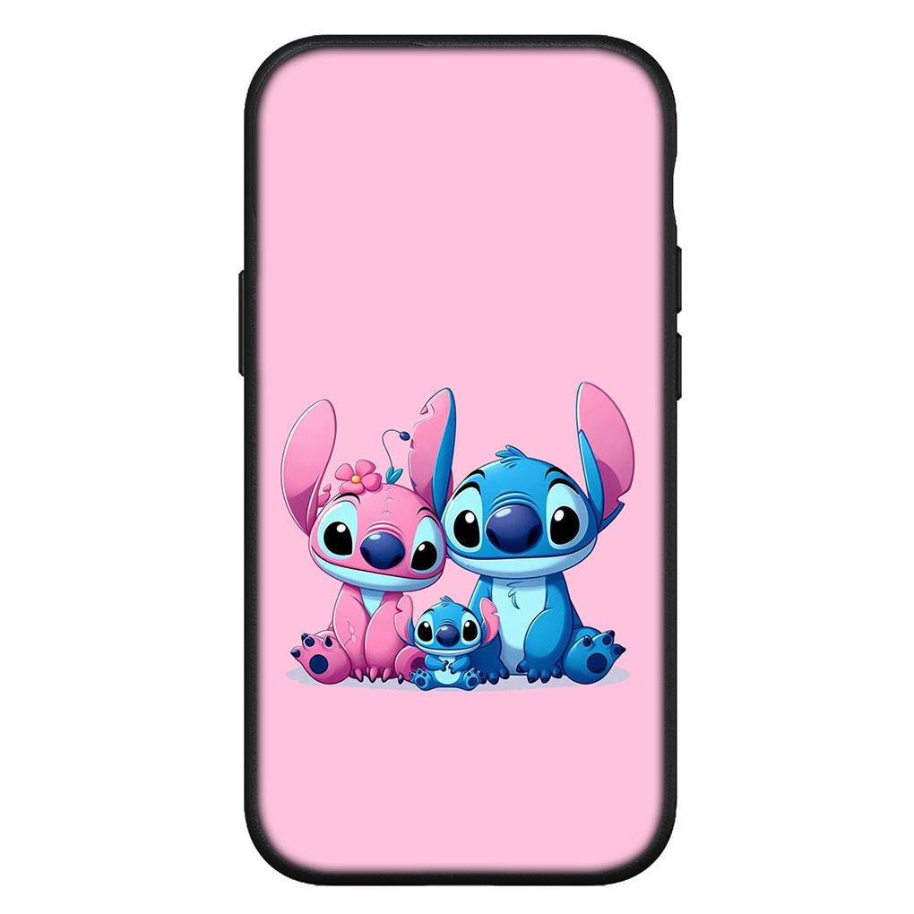Skal för iPhone 16 15 Xiaomi Redmi Note 14 13 12 11 Pro Max 16e Samsung Galaxy S25 S24 S23 Moto OPPO Huawei Lilo Rosa Mode Stitch Anime Telefonskal for Xiaomi Poco X7 Pro 5G