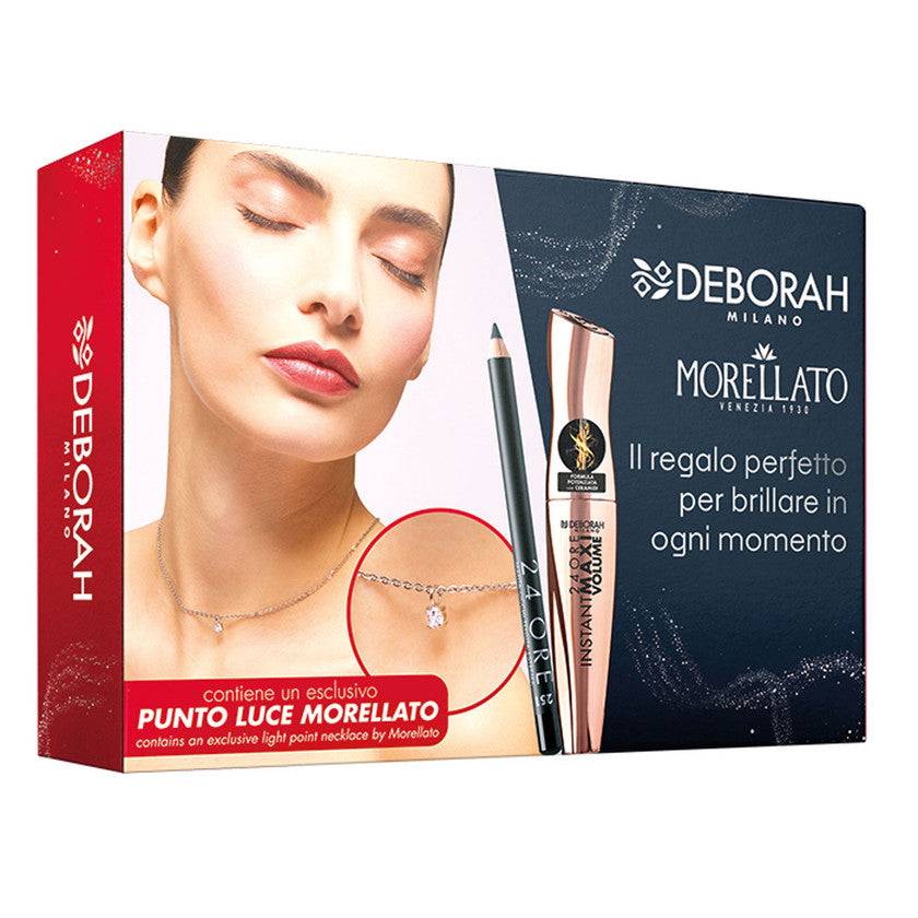 Deborah Beauty Kit & Morellato 01 Mascara Instant Maxi Volume, Matita Occhi E Collana 1 unità