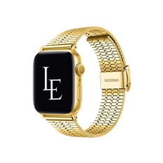 Apple Watch (42/44/SE/45/46/49mm) - L'Empiri™ Marbella Rustfrit Stål Rem - Guld