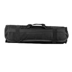 Chef Knife Roll Bag, Heavy Duty Oxford Chef Knife Bag Portable 22 Slots Chef Knife Case Fodral För Kock Eller Kulinariska Entusiaster Män Kvinnor(Svart)