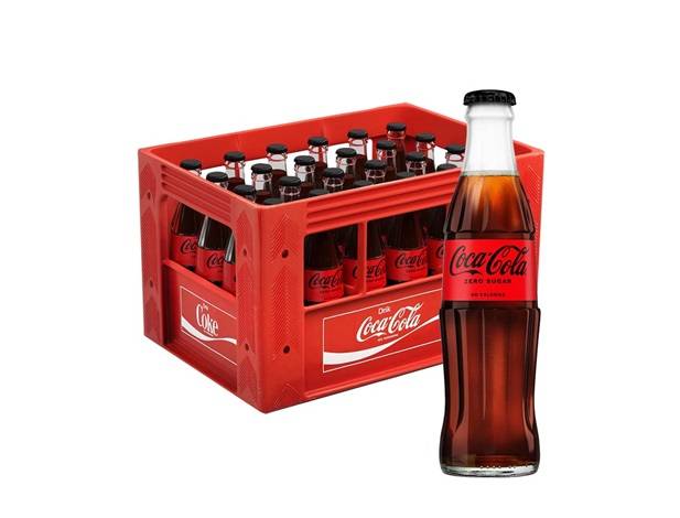 Coca Cola Zero 30 x 25 cl Glas