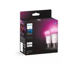 Philips Hue White and Color Ambiance - E27 pærer - 2-pak