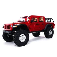 AXIAL 1/10 SCX10 III Jeep JT Gladiator 4X4 Rock Crawler with Portals RTR, Red