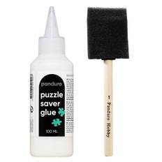 Puzzle Saver Set, 100 ml puslespillim + skumgummipensel 50 mm