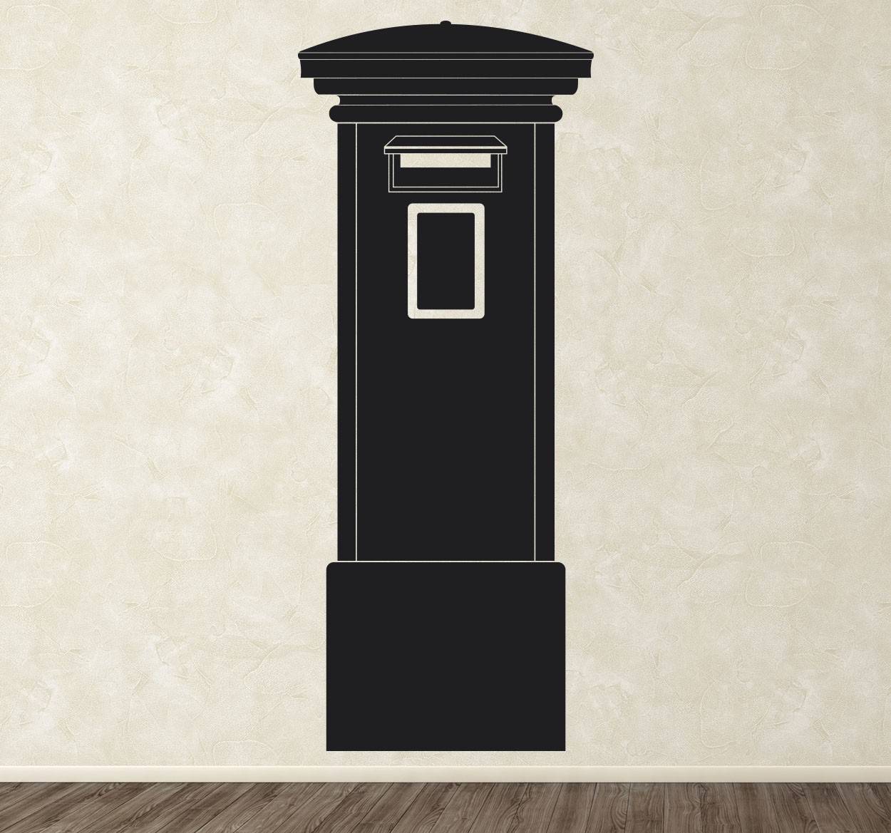 Postbox vägg klistermärke