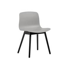 HAY About A Chair (AAC12) - Sort Eg - Concrete Grey - Eg Sæbe / NEJ TAK INGEN HYNDE / Til hårde gulve