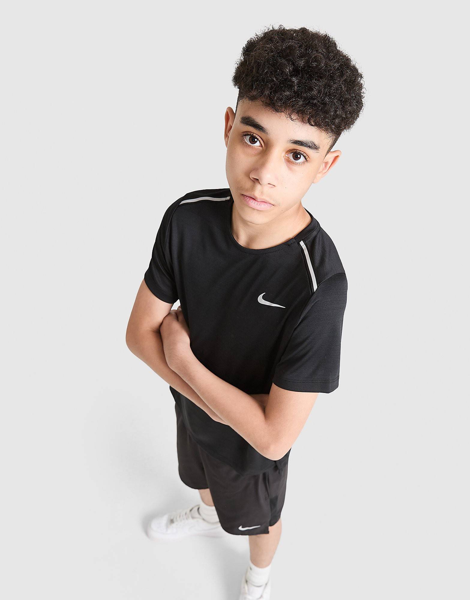 Nike Miler T-Shirt Junior, svart - 12-13Y