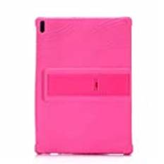 1fortunate covers For Lenovo Tab 4 10 TB-X304F TB-X304N TB-X304L, Soft Case Silicone Stand Case for Lenovo Tab 4 10 Plus TB-X704L TB-X704F / N (Färg : Rose)