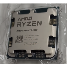 AMD Ryzen 5 7500F 6-Core 12-Thread (65W), 3,7/5,0 GHz, 32 MB cache, Socket AM5, tray utan kylare