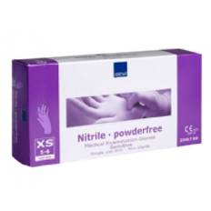 Abena - Handsker - engangsmateriale - XS - nitril-gummi - lilla (pakke med 100)