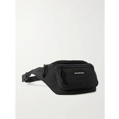 Balenciaga - Explorer Logo-Appliquéd Canvas Belt Bag - Men - Black