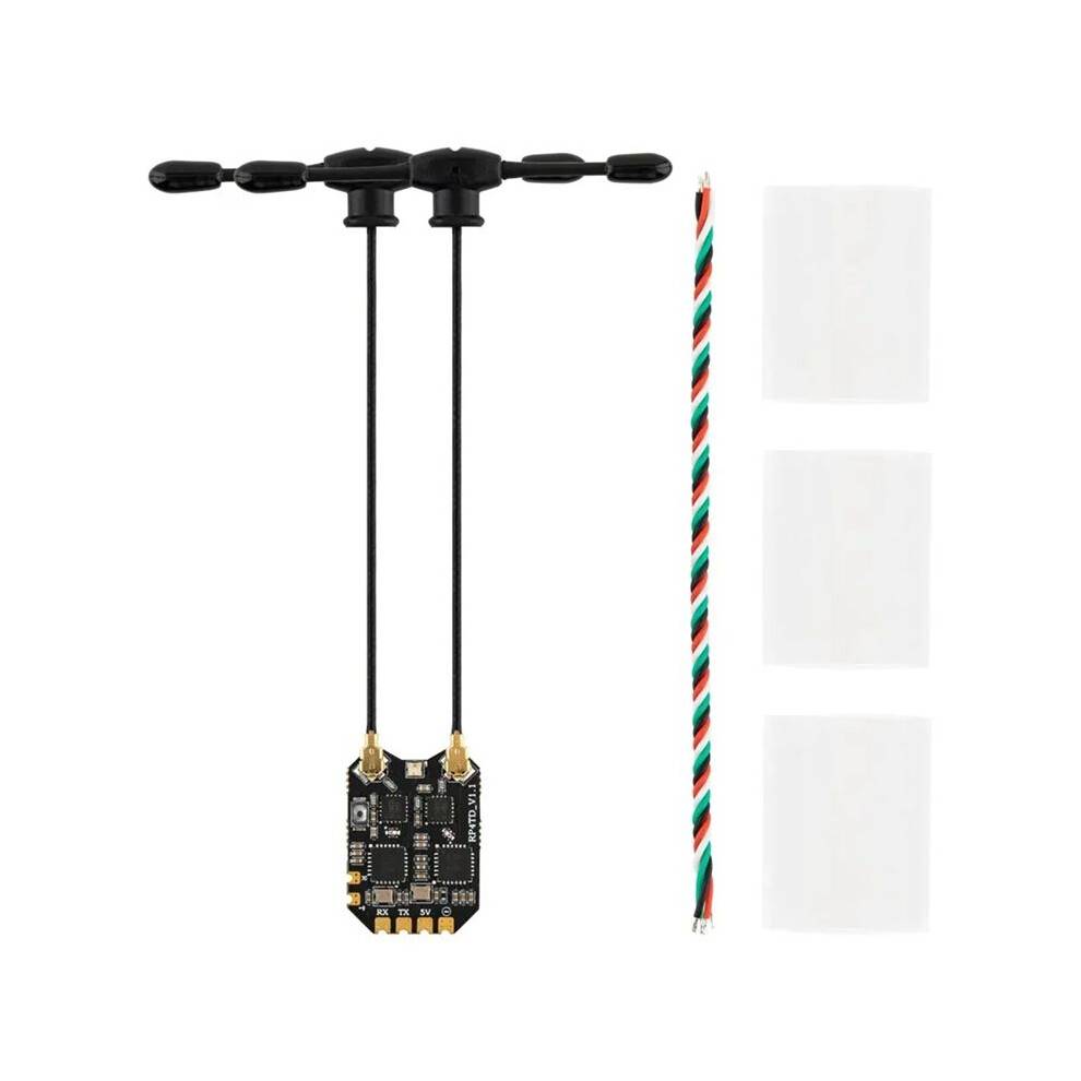 For RadioMaster RP4TD ELRS 2.4GHz Diversity Receiver ExpressLRS RX Built in WIFI Dual TCXO for RC FPV Drones