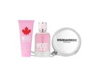 (ComputerSalg) Dsquared2  Dsquared2 Wood Pour Femme: eau de toilette 100 ml + shower gel 100 ml + wallet