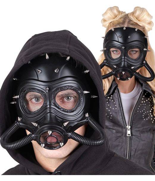 Gasmaske med nitter